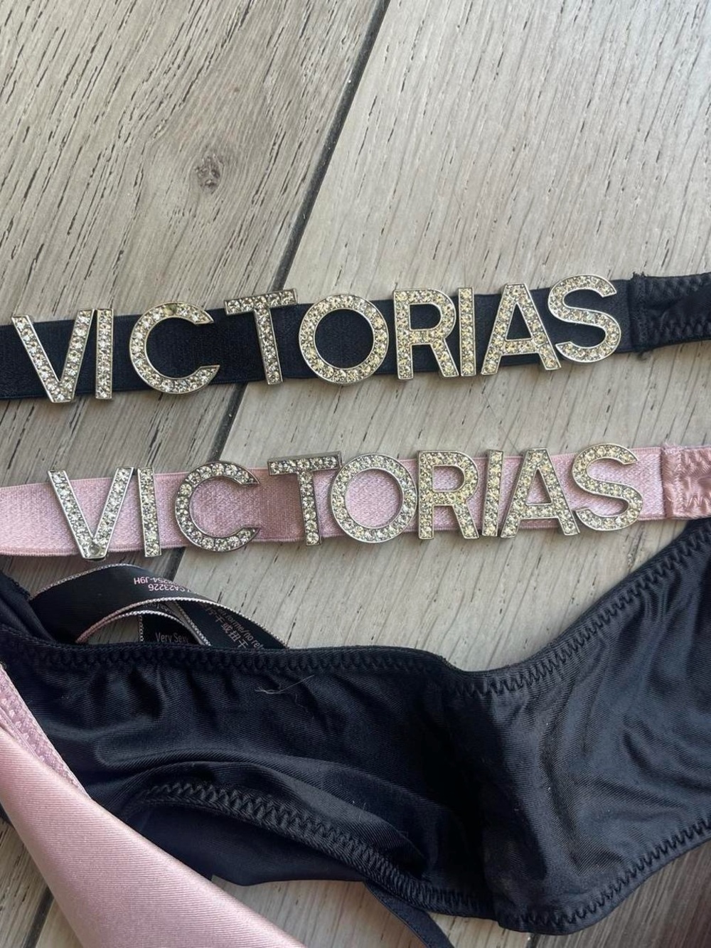 Victoria,s Secret pink and black bundle of panties Small - Picture 4 of 5